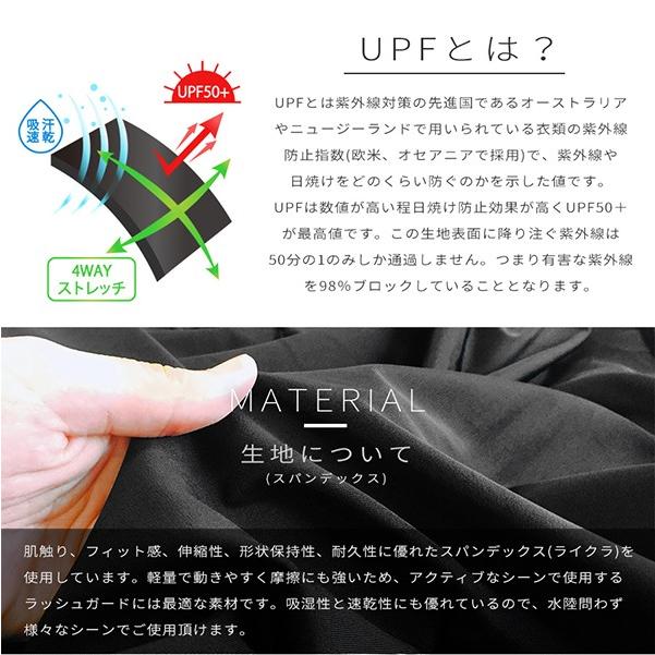 ラッシュガード 上下セット 男女兼用 水陸両用 ブラック 水着 海 体型カバー UVカット 日焼け防止 紫外線対策 |  | 03