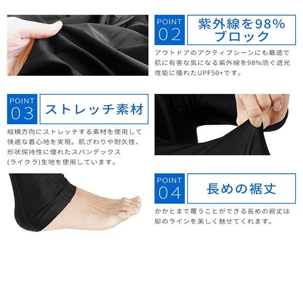 ラッシュガード タイツ 男女兼用 水陸両用 ブラック スポーツウェア ジム UVカット 日焼け防止 紫外線対策 |  | 05