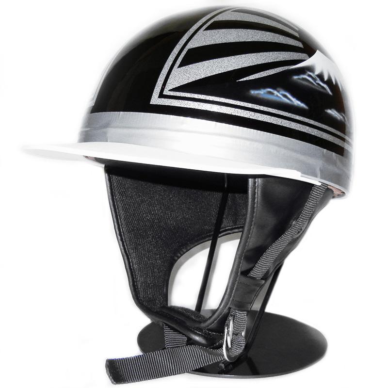 ドリーム カスタムペイント コルク半キャップ ヘルメット 富士日章