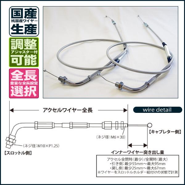 ブランド登録なし - 100粍ロングヤマハ TW200 E  ?1999   ハイスロキットセット  本体+ステンメッシュ 素粒子加速器 スロットル配線