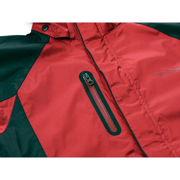 レディース レインウェア 上下セット グレー×ネイビー Sサイズ Rosso StyleLab ロッソスタイルラボ ROR-308 レインコート 透湿 防水 | ブランド登録なし | 02