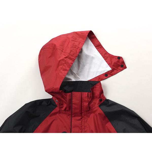 レディース レインウェア 上下セット グレー×ネイビー Sサイズ Rosso StyleLab ロッソスタイルラボ ROR-308 レインコート 透湿 防水 | ブランド登録なし | 04