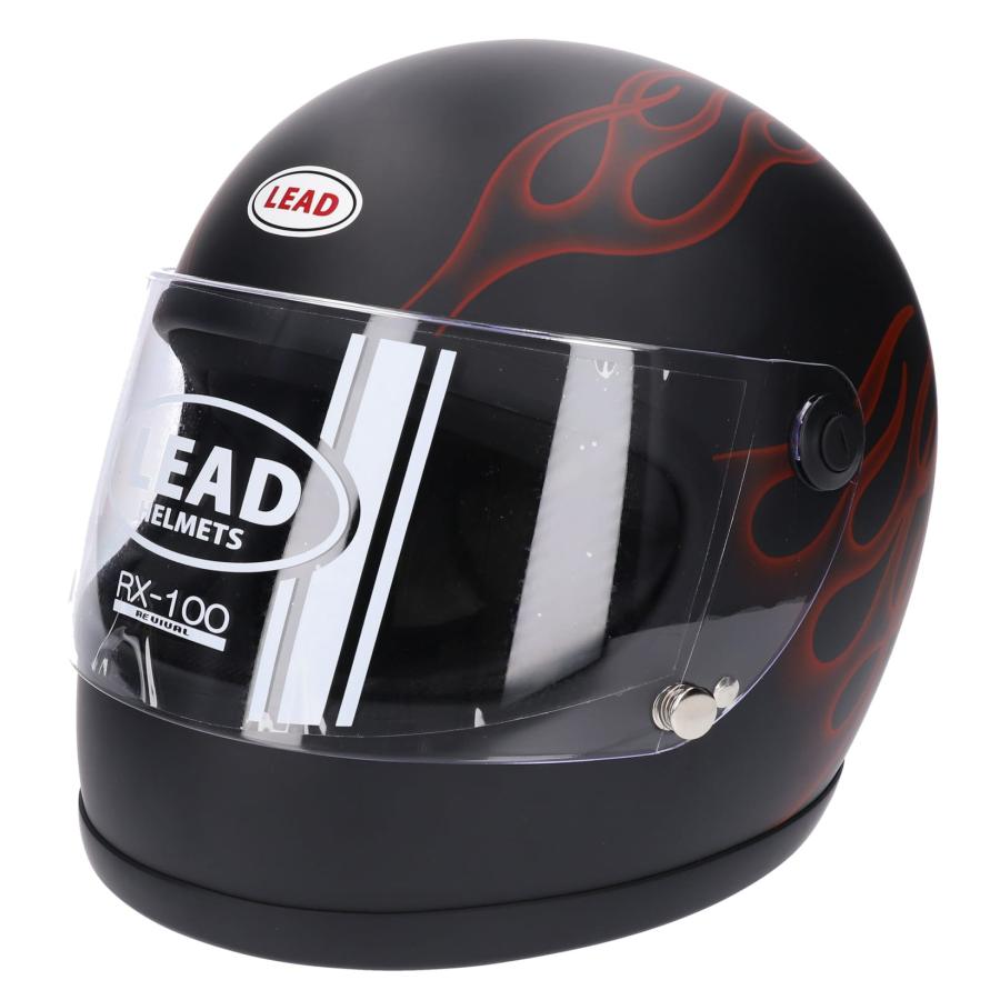 希少‼️限定200個‼️LEAD RX-100RヘルメットM〜L(57〜60cm) LEAD RX-100R フルフェイスヘルメット ホワイト フリー(57〜60cm未満