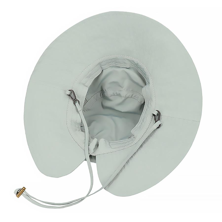 サファリハット レディース 撥水 アドベンチャーハット 春夏 帽子 ベージュ FREEサイズ 58cm 女性 UV対策 日焼け防止 | ブランド登録なし | 06