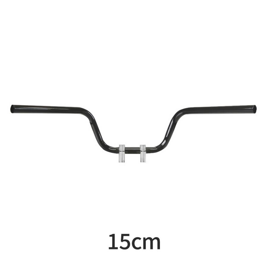 カワサキ ZRX400 2004-2008 セミ絞り 15cmアップハンドル ブラック