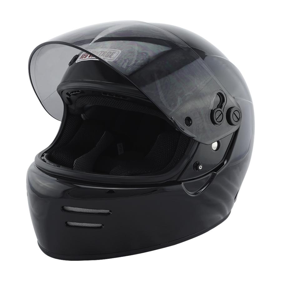 SHOEI フルフェイスヘルメット スモークシールド付 フルフェイスヘルメット ブラック×ライトスモークシールド Mサイズ:57