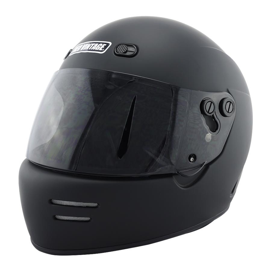 フルフェイスヘルメット マットブラック×ライトスモークシールド L