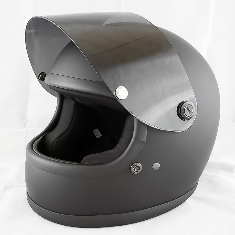 フルフェイスヘルメット マットブラック×ダークスモークシールド M