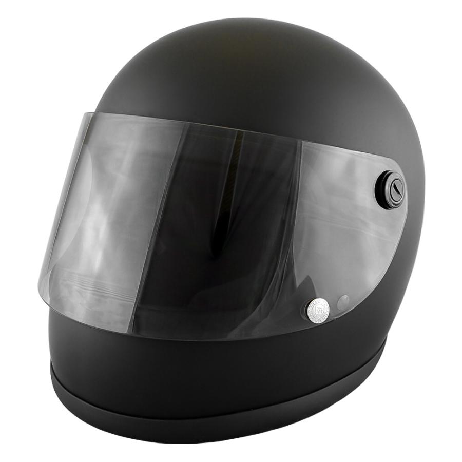 フルフェイスヘルメット マットブラック×ライトスモークシールド M