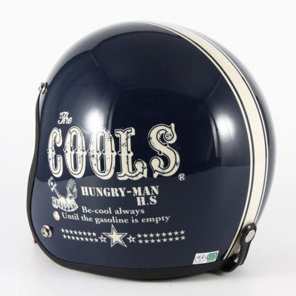 72JAM ジェットヘルメット&シールドセット COOLS HUNGRY MAN - ネイビー  フリーサイズ:57-60cm未満 +開閉式シールド  APS-05 | ブランド登録なし | 04