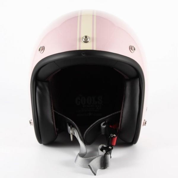72JAM 女性用ジェットヘルメット&シールドセット COOLS HUNGRY MAN - ピンク  レディースサイズ:55-57cm +開閉式シールド  APS-02 | ブランド登録なし | 03