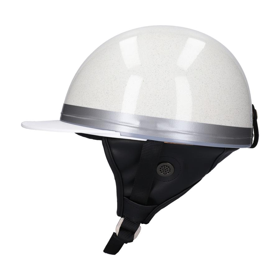 立花コルクES-1半キャップ シルバー バイクヘルメット コルク半