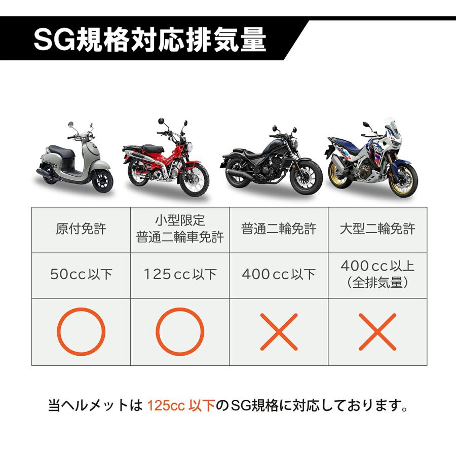 SG規格リード工業 HARVE HS-502 ハービー コルク半 ハーフヘルメット 125cc以下 原付 バイク メタルブラック ダークパープルギャラクシー フリー 57-60cm未満 | リード工業 | 11