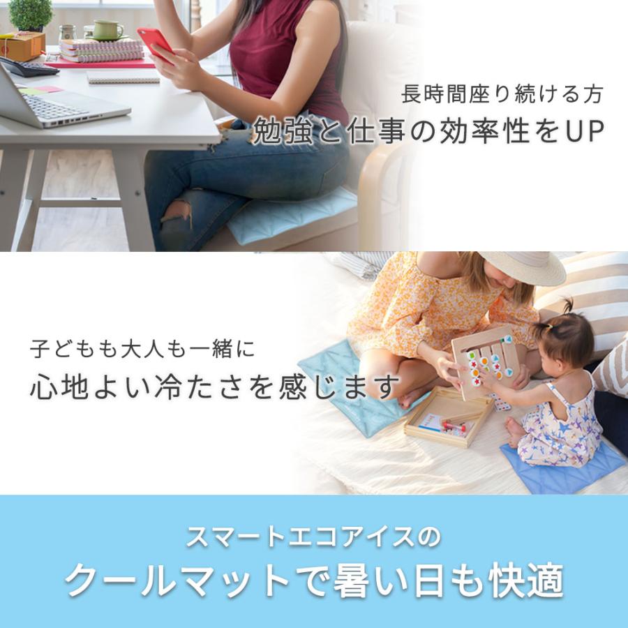熱中症対策グッズ アイスヘッド（登録商標）と同じ素材 クールマット 冷却マット 保冷シート 熱中症 暑さ対策 ひんやり プレゼント 節電対策 座布団 PCMTS |  | 02