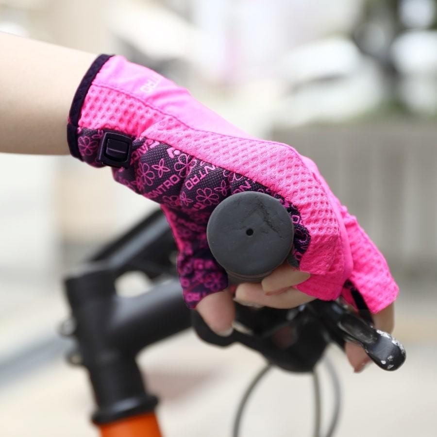 手袋 冷感 ひんやり 自転車 バイク オープンフィンガー メッシュグローブ クッションパッド付 |  | 13
