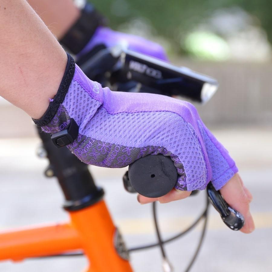 手袋 冷感 ひんやり 自転車 バイク オープンフィンガー メッシュグローブ クッションパッド付 |  | 11