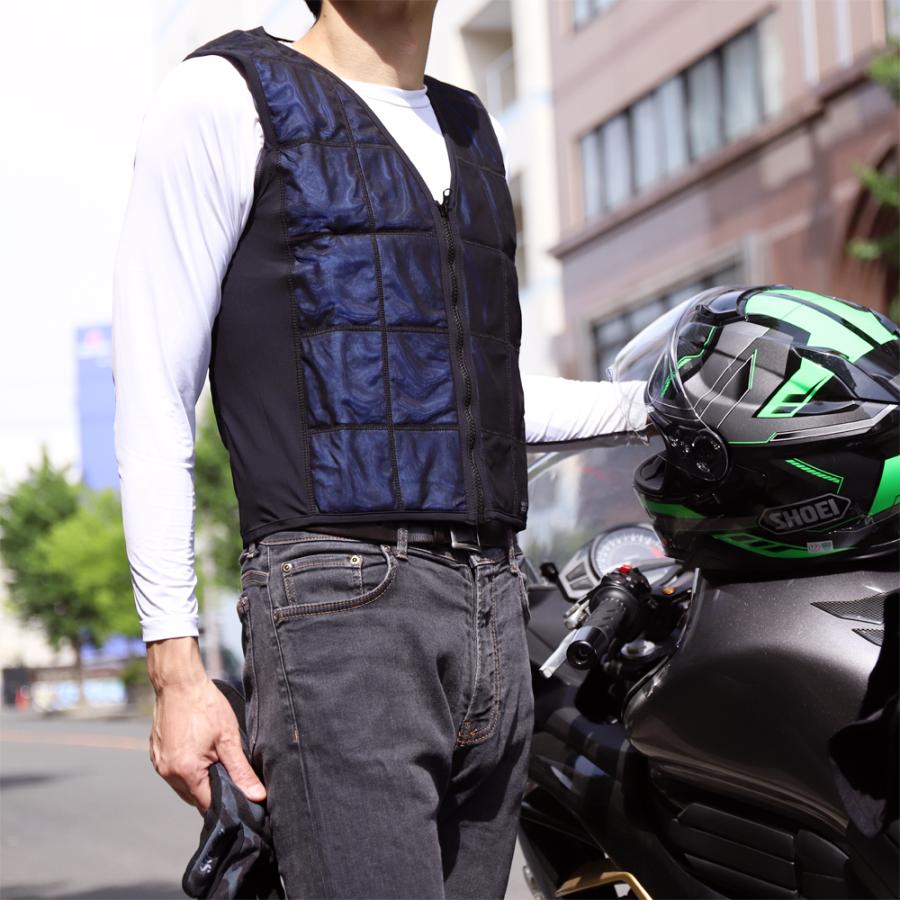 気化熱ベスト 冷却服 水冷 冷たい 夏 暑さ対策 熱中症予防 バッテリー
