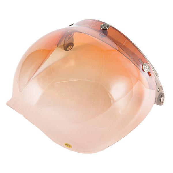 72JAM 開閉式 コンビニエントフリップアップ一体型 バブルシールド [フラッシュミラー パーシモン] ジェットヘルメット 汎用品 JCBN-04 | 