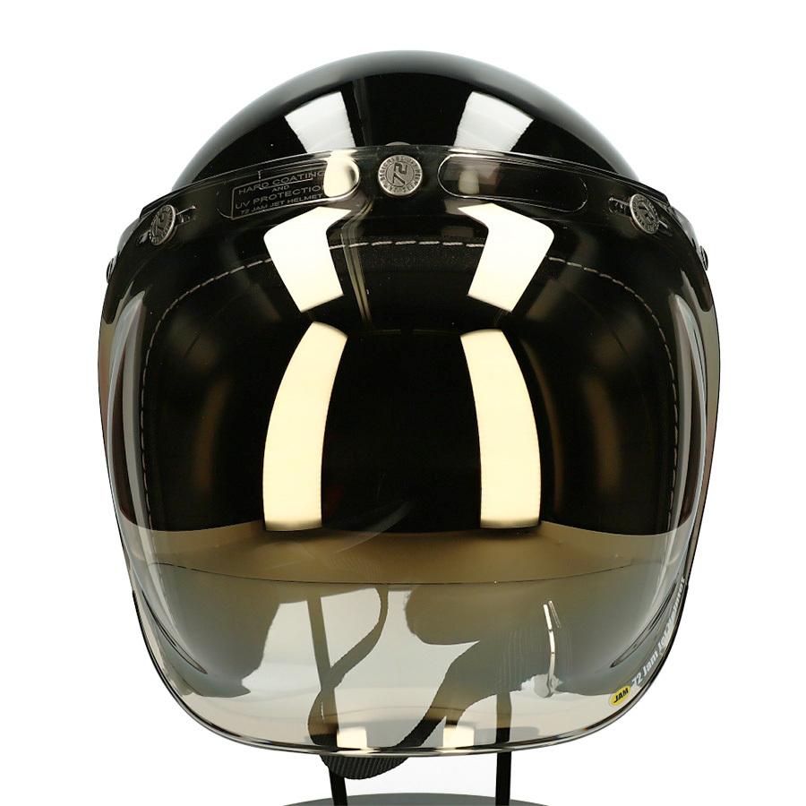 ジェットヘルメット シールド 開閉式 コンビニエント バブルシールド