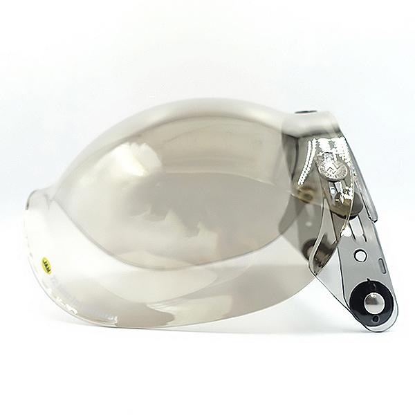 ジェットヘルメット シールド 開閉式 コンビニエント バブルシールド [フラッシュミラーシャンパンゴールド] 72JAM JCBN-06 |  | 06