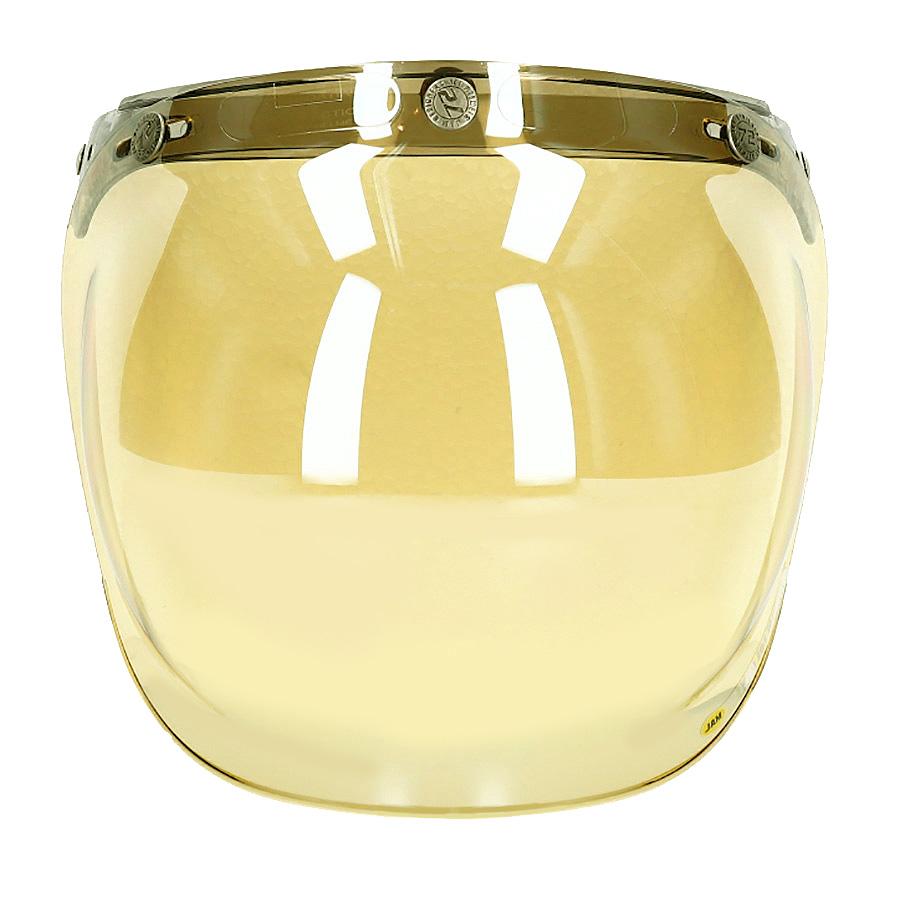 ジェットヘルメット シールド 開閉式 コンビニエント バブルシールド [フラッシュミラーイエロー] ジャムテックジャパン 72JAM JCBN-07 |  | 01