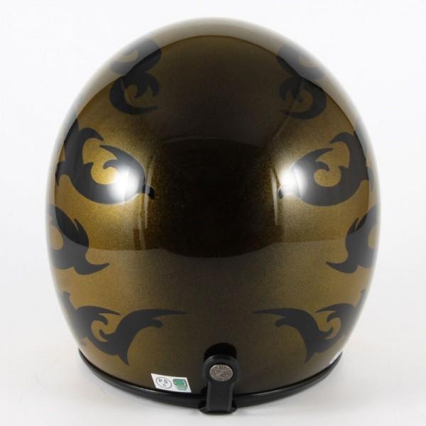 72JAM ジェットヘルメット&シールドセット TRIBAL - ゴールド  フリーサイズ:57-60cm未満 +開閉式シールド  APS-01 | ブランド登録なし | 05