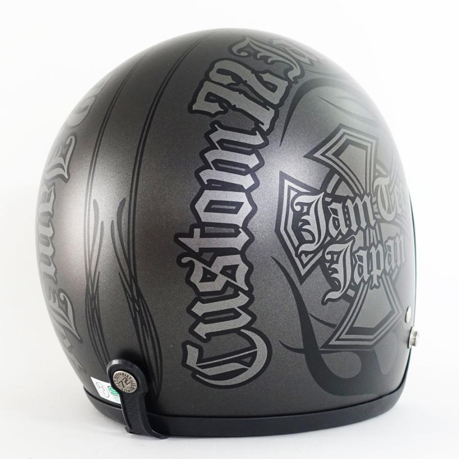 ヘルメット ジェット バイク メンズ レディース ジャムテックジャパン 72JAM JJ-31 New Cross ニュークロス 57-62cm未満 SG規格 全排気量対応 | 72JAM JET HELMET | 06