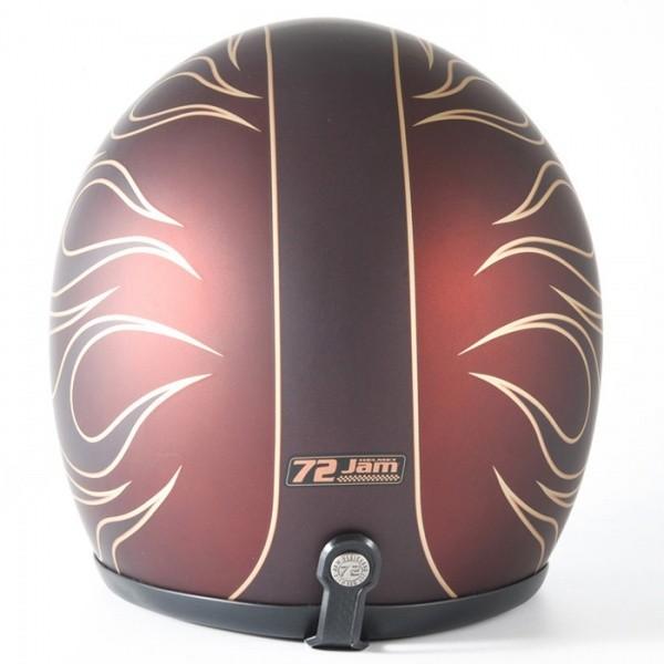 72JAM ジェットヘルメット&シールドセット STEALTH - レッド  フリーサイズ:57-60cm未満 +開閉式シールド  APS-02  JJ-22 | ブランド登録なし | 05