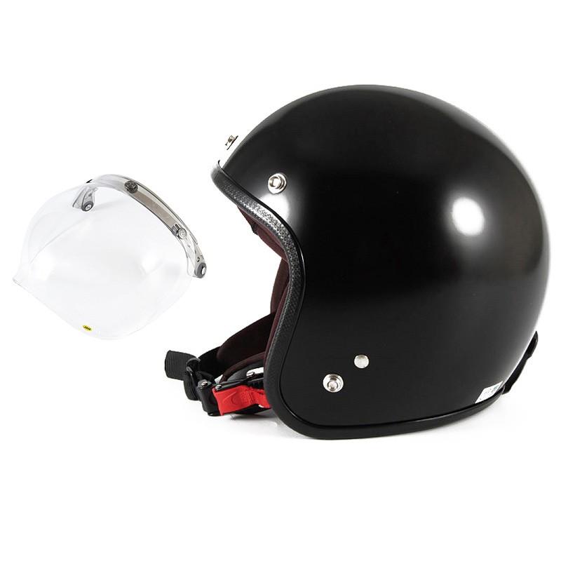72JAM ジェットヘルメット&シールドセット マットブラック XL:60-62cm