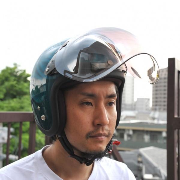 72JAM ジェットヘルメット&シールドセット JP MONO HELMET - オフブラック  フリーサイズ:57-60cm未満 +開閉式シールド  JCBN-03  JPBM-5 | ブランド登録なし | 07