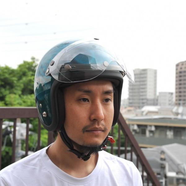 72JAM ジェットヘルメット&シールドセット JP MONO HELMET - シルバー