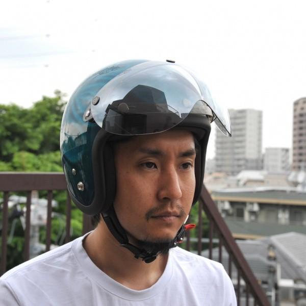 72JAM 女性用 ジェットヘルメット&シールドセット JP MONO HELMET - シルバーフレーク  Sサイズ:55-57cm +開閉式シールド  APS-04  JPF-4S | ブランド登録なし | 07