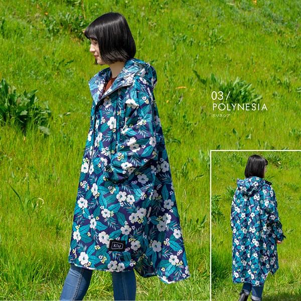 レインポンチョ 自転車 レディース メンズ レインコート KIU 全9柄 FREEサイズ ユニセックス 雨 通勤 通学 アウトドア キャンプ |  | 03