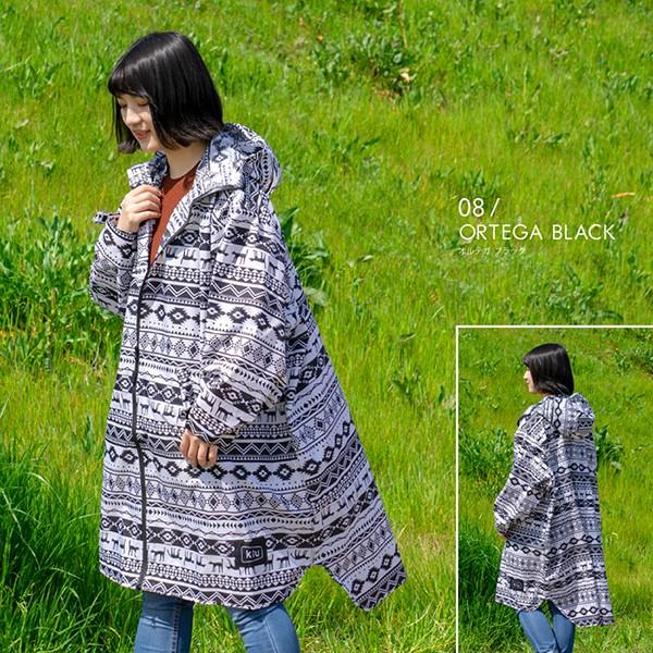 レインポンチョ 自転車 レディース メンズ レインコート KIU 全9柄 FREEサイズ ユニセックス 雨 通勤 通学 アウトドア キャンプ |  | 08