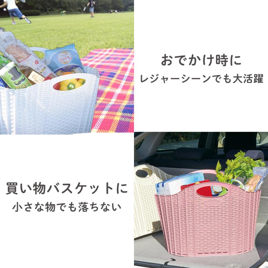 ランドリーバスケット 折りたためる 洗濯かご ランドリーバッグ おしゃれ 持ち運び 防水 折りたたみ コンパクト 収納 seiei | 清水産業 | 12