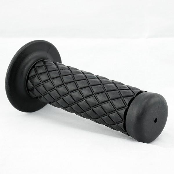 ダイヤモンド ハンドルグリップ 左右セット  全2色 ハンドル径22.2Φハンドル用  非貫通 汎用バイクグリップ | ブランド登録なし | 02