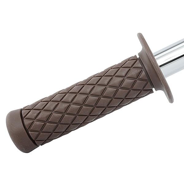 ダイヤモンド ハンドルグリップ 左右セット  全2色 ハンドル径22.2Φハンドル用  非貫通 汎用バイクグリップ | ブランド登録なし | 06