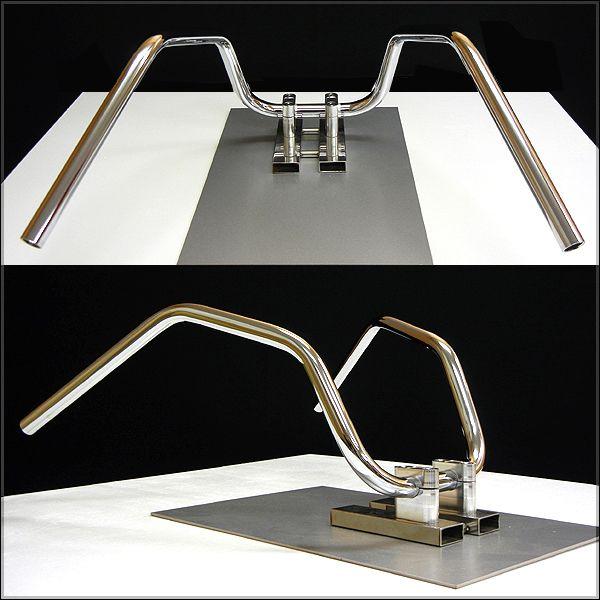 ミニ6ベントアップハンドル 30cm ミニバイク 汎用品  エイプ GS50 NS-1等に | ブランド登録なし | 01