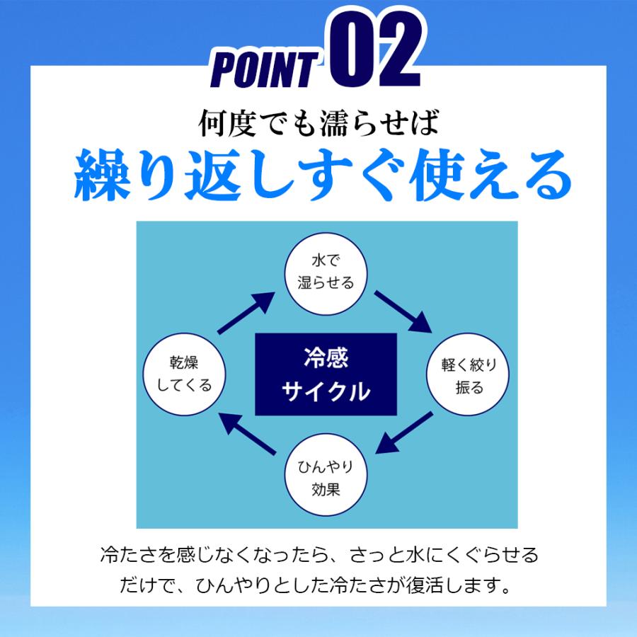 クールリング 日本産 子ども 大人 野球 ゴルフ ネッククーラー 接触冷感 暑さ 熱中症対策 |  | 04