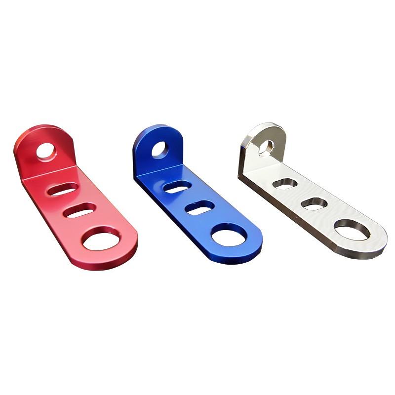 HANDLE-KING ハンドルキング ブレーキ マスターシリンダー 用ステー アルミ製 カスタムパーツ カラーステー ブルー レッド メッキ | ブランド登録なし