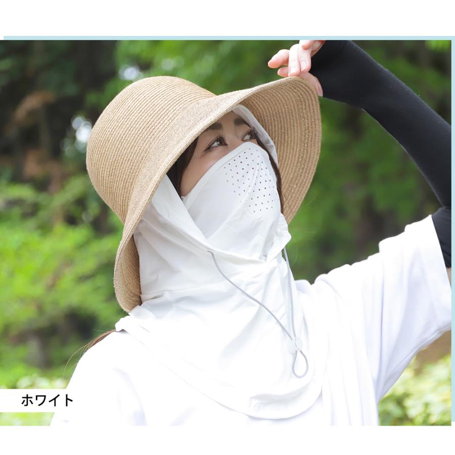 フェイスカバー フード付 UVカット フェイスマスク 紫外線 冷感 熱中症 暑さ対策 ゴルフ テニス 農家 ひえりん めちゃクール 母の日 |  | 18