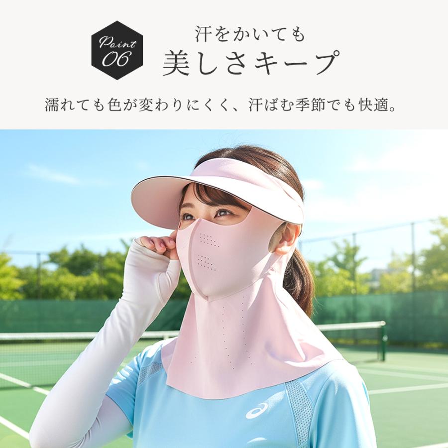 フェイスカバー サンバイザー 3way ゴルフ UVカット 帽子 レディース 紫外線対策 グッズ ひえりん めちゃクール(R) MCFC04 サンシェード |  | 12