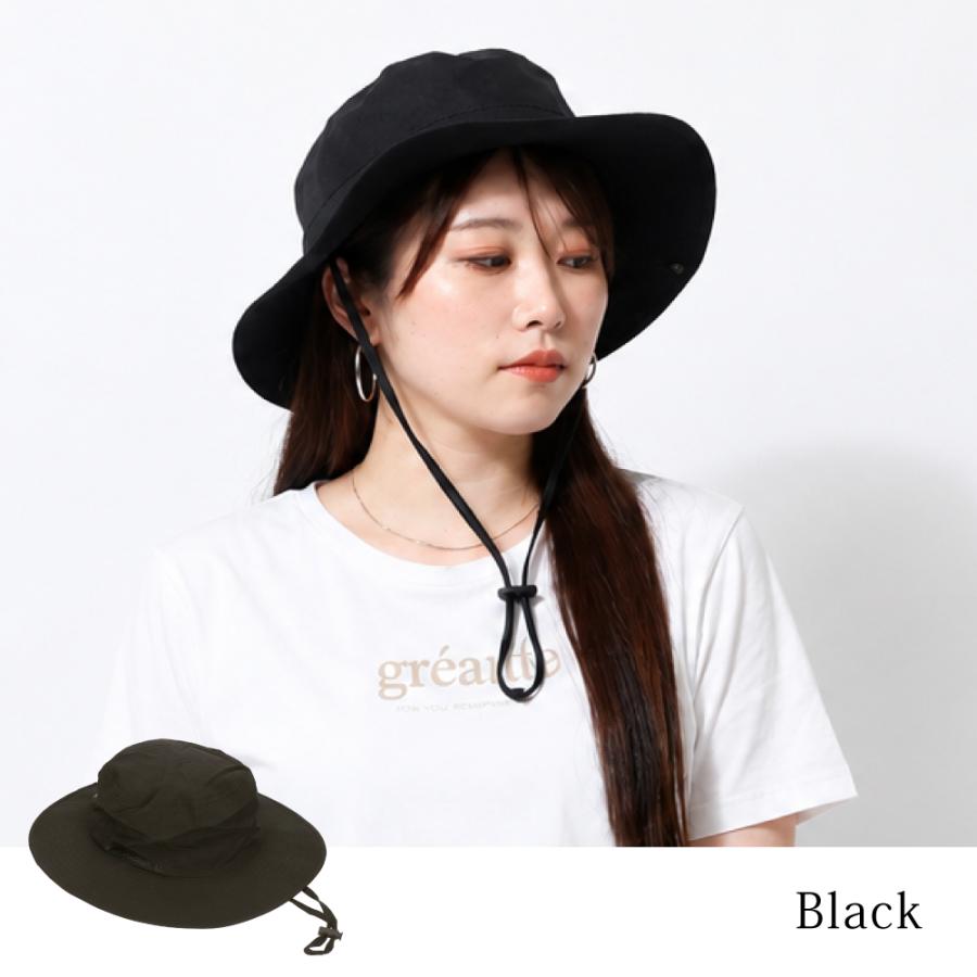 帽子 レディース 撥水 アドベンチャーハット uvカット99％以上 日焼け防止 あご紐 めちゃクール 日よけ 紫外線対策 サイズ調整可能 | めちゃクール | 10