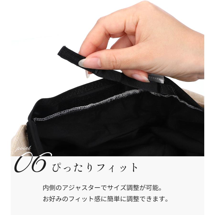 帽子 レディース 大きいサイズ つば広 キャスケット uv 日焼け防止 あご紐 折りたたみ めちゃクール 春 夏 かわいい 日よけ 紫外線対策 サイズ調整可能 | めちゃクール | 12