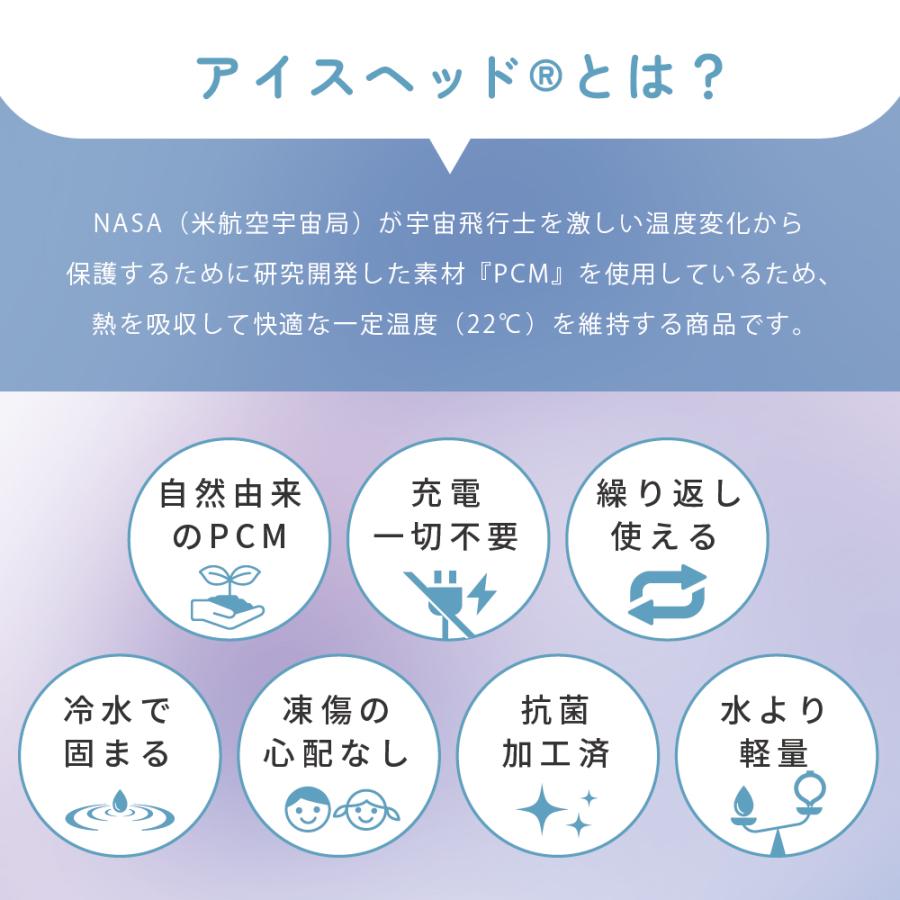 アイスヘッド 帽子用保冷剤 熱中症 暑さ対策グッズ 公式販売