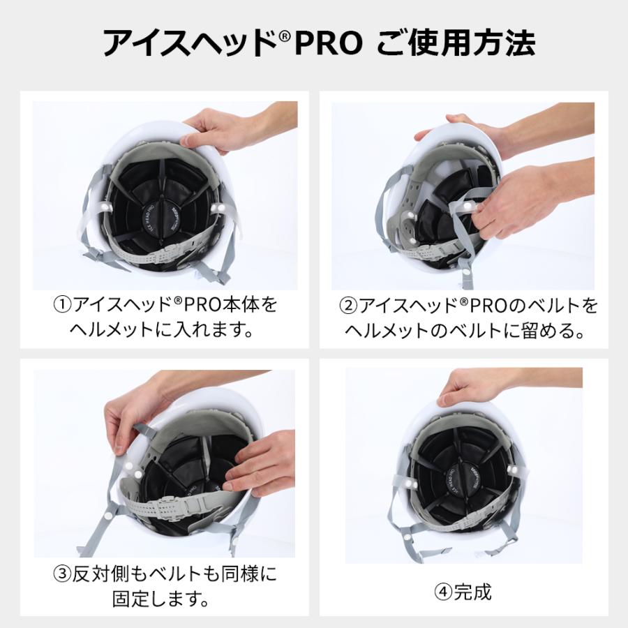 アイスヘッドプロ 帽子用保冷剤 熱中症 暑さ対策グッズ 頭痛 帽子 ヘルメット 公式販売 (登録商標済) |  | 15