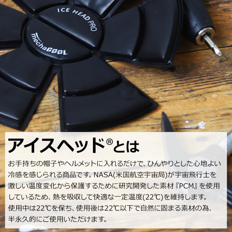 アイスヘッドプロ 帽子用保冷剤 熱中症 暑さ対策グッズ 頭痛