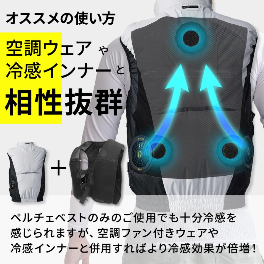 ペルチェベスト 熱中症 暑さ対策 冷たい 冷却 クールベスト 冷蔵服 接触冷感 冷暖仕様 |  | 12