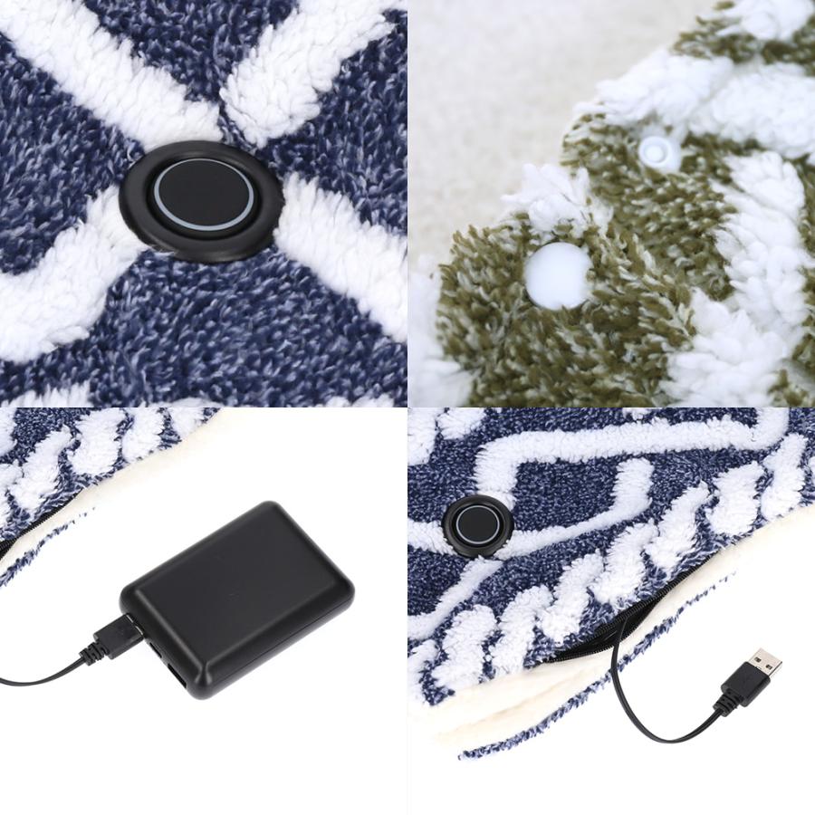 電熱ブランケット 膝掛け めちゃヒート(R) 大判サイズ 2way あったか毛布 電気毛布 温活 冷え取り USB仕様 充電式 男女兼用 寒さ対策 プレゼント ギフト |  | 10