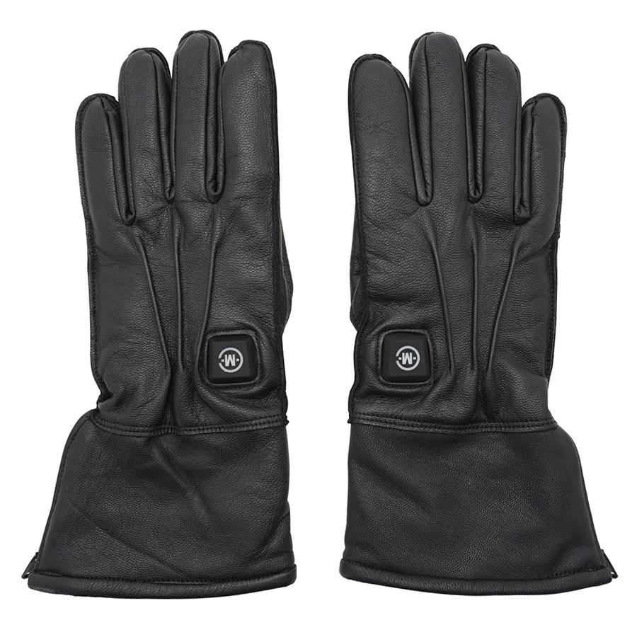 電熱グローブ バイク ヒーターグローブ 手袋 防寒対策 本革 防風 防寒 充電 スマホ バッテリー/充電器付 | めちゃヒート | 05